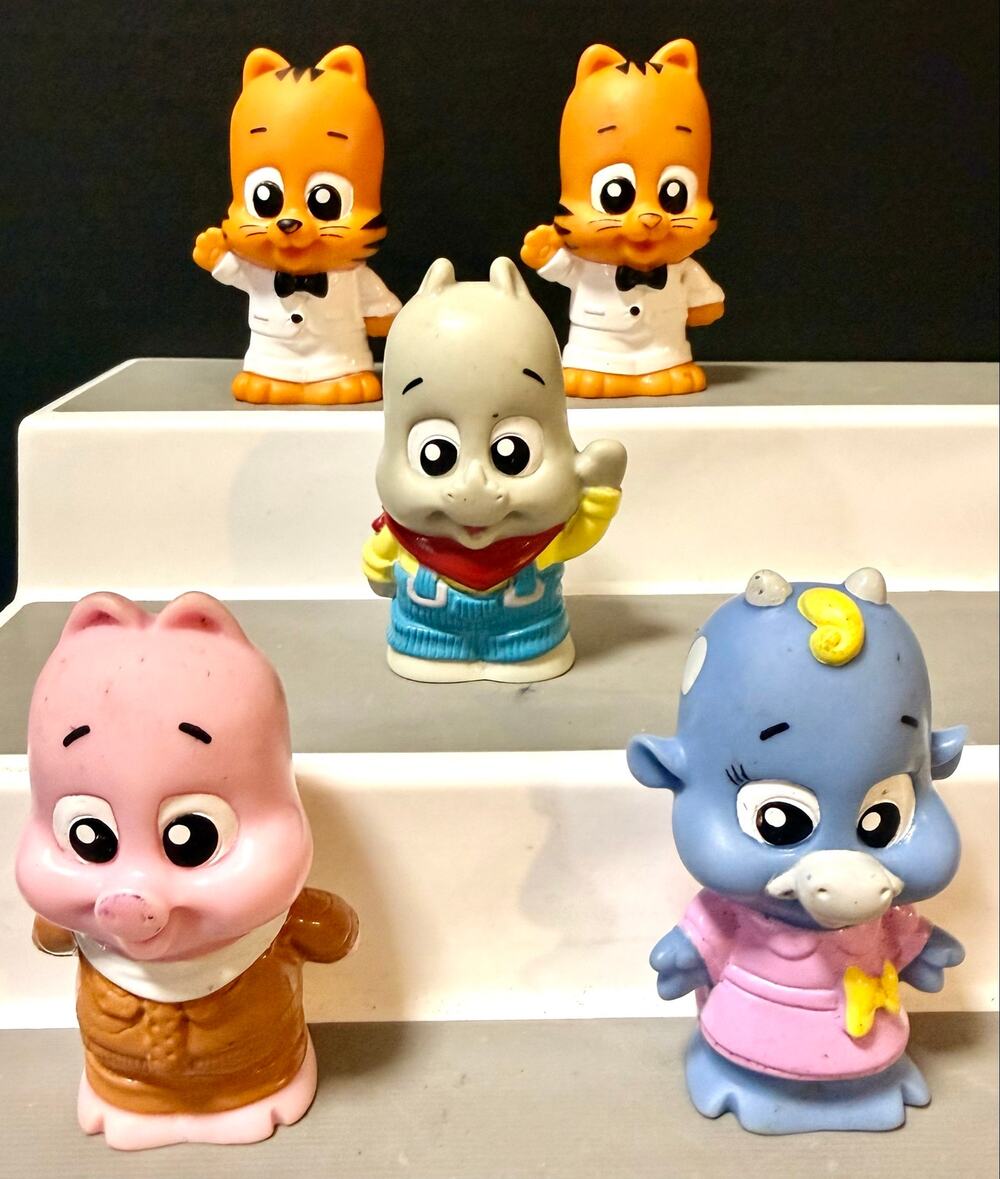 Retired Little Tikes Apple Grove Pals set of 5 animals play figures set 2